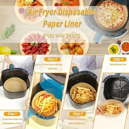 Non Stick Air Fryer Paper Liner For Baking For Home Bakers by zapcart