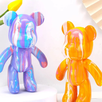 Bearbrick DIY Sculpture For Parents And Kids Paintable Gift by zapcart