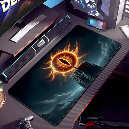 UKGF Gaming Desk Mat 90x40cm Non Slip With Wrist Strap by zapcart