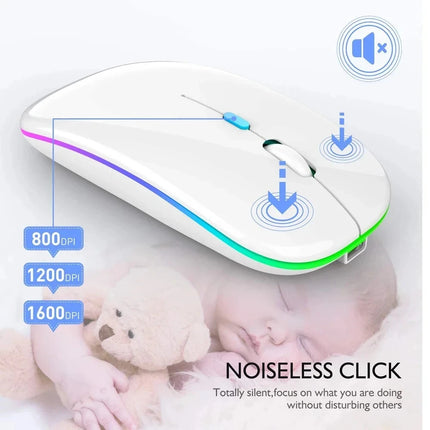 Phonepace Wireless Mouse Dual Mode Bluetooth Silent Office