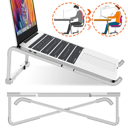 BAPPSUS Foldable Laptop Stand Adjustable For Laptop Users by zapcart