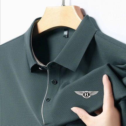 CN Jiangxi Mens Summer Polo Shirt Breathable Printed by zapcart