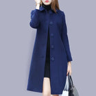 Choice Plus Size Womens Wool Coat Hepburn Slimming Fit by zapcart