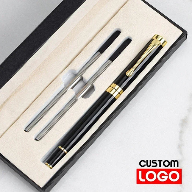 Gift Box Packaging Luxury Metal Ballpoint Pens School Business Office Signature Roller Pen Student Stationery Supplies Writing by zapcart