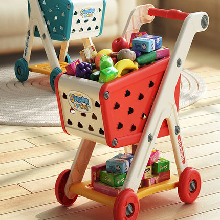 Kids Shopping Cart Toy Realistic Pretend Play With Music by zapcart