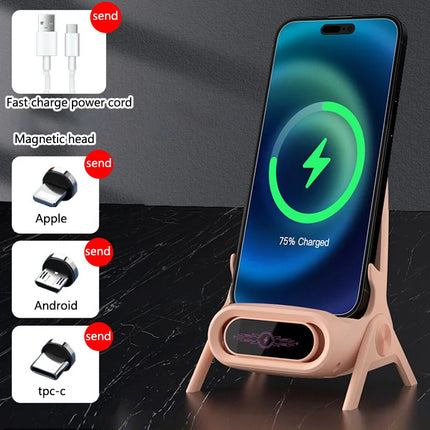 CQJT Cordless Charger Desk Phone Stand 3in1 Fast Charger by zapcart