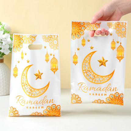 QIFUCN Eid Mubarak Gift Bags Plastic Treat Muslim Ramadan by zapcart
