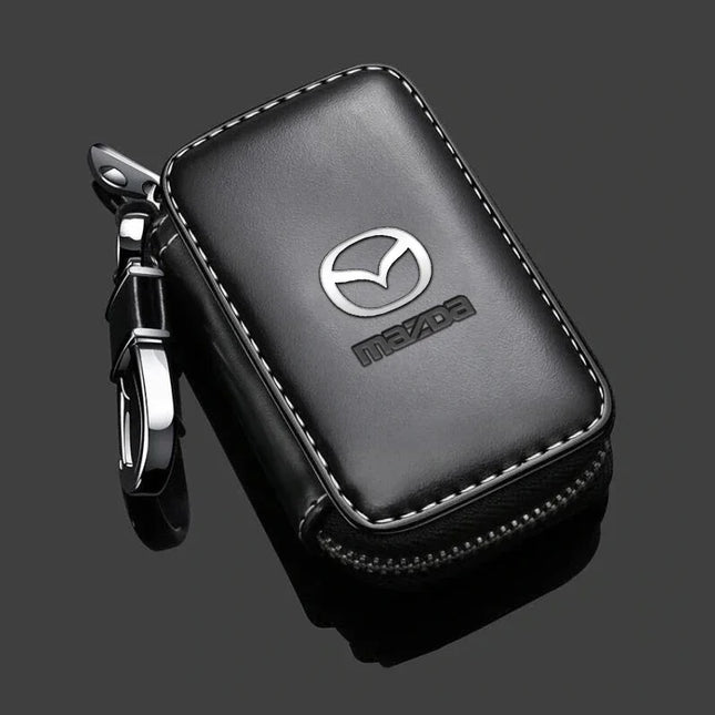 Mazda Leather Key Case Multi Function Key Bag For Mazda Owners