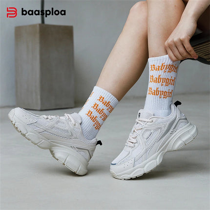 Baasploa Women Lightweight Running Shoes Breathable by zapcart