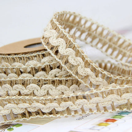 SQLzcCN Natural Jute Ribbon 5M for DIY Crafts and Gift Wrap by zapcart