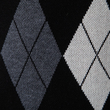 Mens Sleeveless Sweater Vest Plaid Knit Autumn ENWEIGECN by zapcart