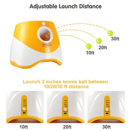 Dog Ball Launcher For Dogs Adjustable Distance With Toys by zapcart