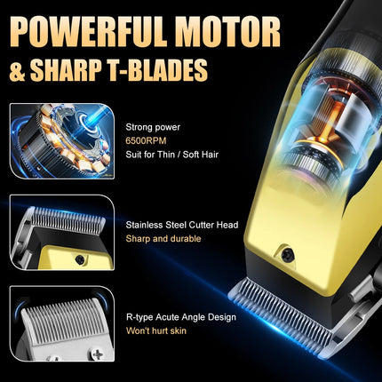ANZ Premium USB Rechargeable Hair Clippers For Men Home Use