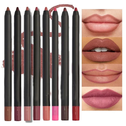 Nude Brown Lip Liner Matte Waterproof Everyday Longwear by zapcart