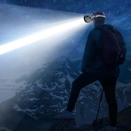 Super Bright LED Rechargeable High-power Headlights High Brightness Emergency Charging Outdoor Head Flashlight Fishing Lamp by zapcart