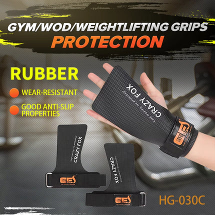 CRAZY FOXS Weightlifting Gloves For Men Grip Training by zapcart