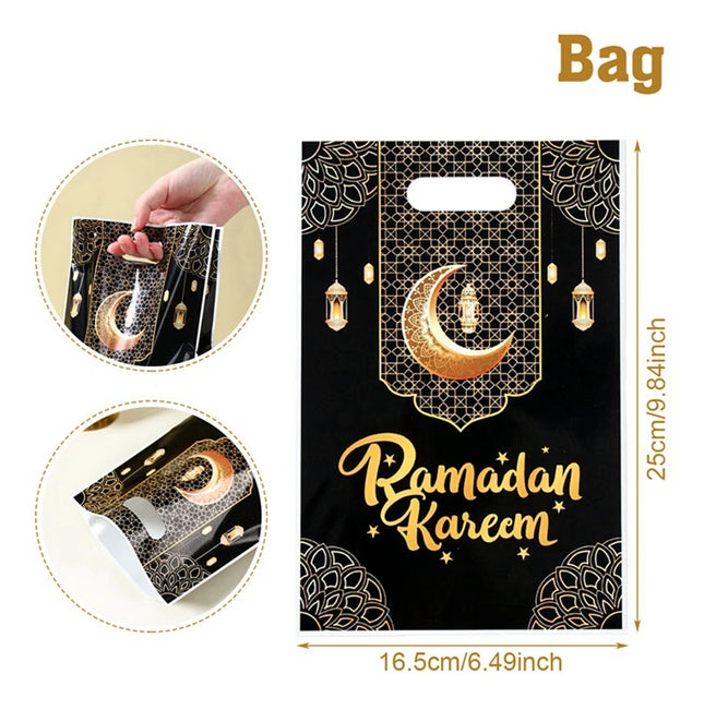 FENGRISECN Eid Mubarak Candy Bags Muslim Ramadan Gift Pack by zapcart
