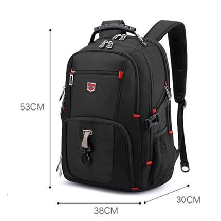 SWISTSNGRCN 20In Laptop Backpack USB Charge Anti Theft Men by zapcart