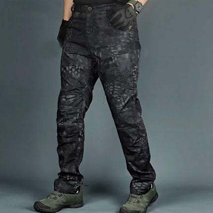 GHJQLCN Tactical Cargo Pants for Men 6XL Plus Size Pockets by zapcart
