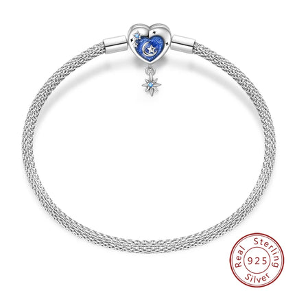 IQMAC Original Sterling Silver 925 Charm Bracelet For Women by zapcart