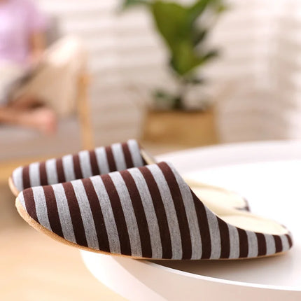 Unisex Japanese Style House Slippers Soft Cotton Comfort by zapcart