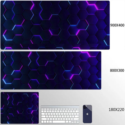 OLNYLO Premium Geometric Gaming Mousepad For Gamers 900x400 by zapcart