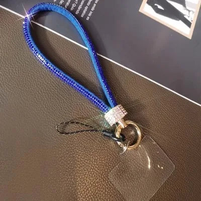 CN Unisex Cell Lanyard Pendant With Rhinestone Diamonds by zapcart