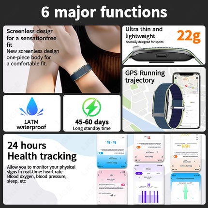 LIGE Smart Band Watch Heart Rate Monitoring For Adults by zapcart
