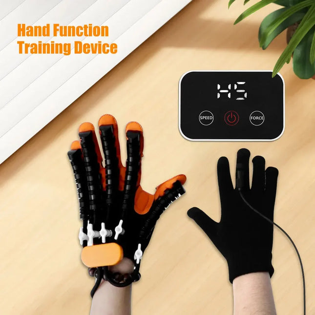 Upgraded Left Right Hand Massage Rehabilitation Robot Gloves Device for Stroke Hemiplegia Hand Function Recovery Finger Trainer by zapcart