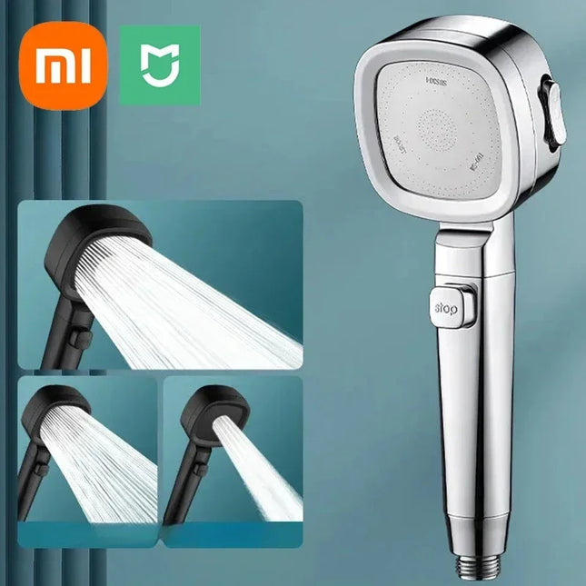 Xiaomi High Pressure Shower Head 3 Modes FilteredSpray Home by zapcart