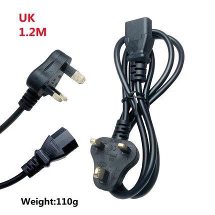 EU Power Cord Euro Plug C13 Extension Cable For PC Monitors by zapcart