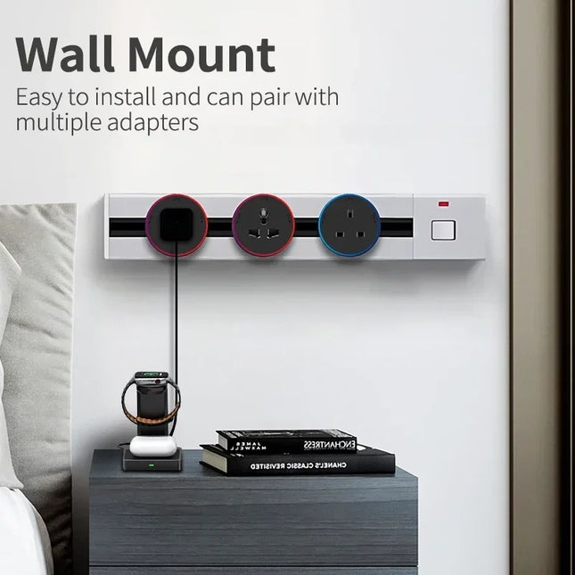 Froncs Wall Mounted Track Socket USB Power for Home Use by zapcart