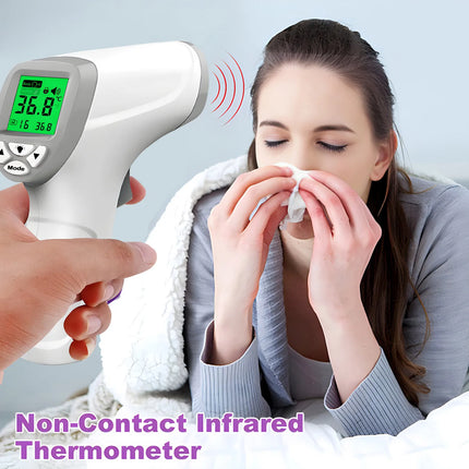 Medical Digital Forehead Thermometer Electronic Non-contact Body Temperature Meter Fever For Adult Child Forehead Gun by zapcart