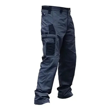 GHJQL Men Cargo Pants With Multi Pockets Durable Workwear by zapcart