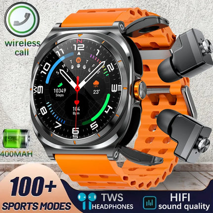 Wireless Smartwatch And TWS Earphones For Fitness Tracking by zapcart
