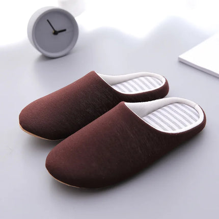 Unisex Japanese Style House Slippers Soft Cotton Comfort by zapcart