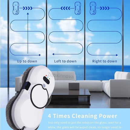 Zqoxinnova Robot Window Cleaner Pro Auto Clean Glass Home by zapcart