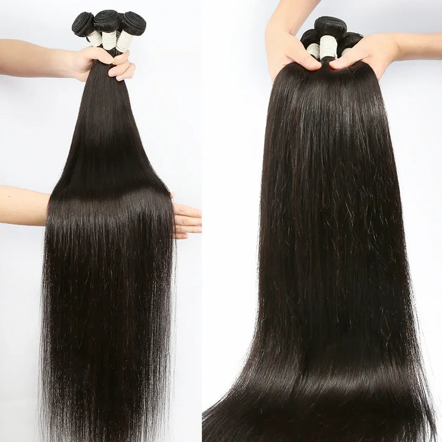 12A Straight Brazilian Remy Hair Bundles 30 Inch Sew In by zapcart