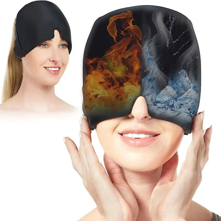 Choice Migraine Relief Hat Gel Hot Cold Cap for Sufferers by zapcart
