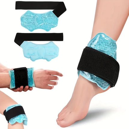 Choice Ankle Ice Pack Wrap Reusable Gel Bead Cold Relief by zapcart