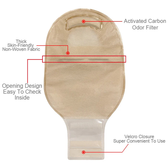 Choice Ostomy Supplies Two Piece Drainable Colostomy Bags by zapcart