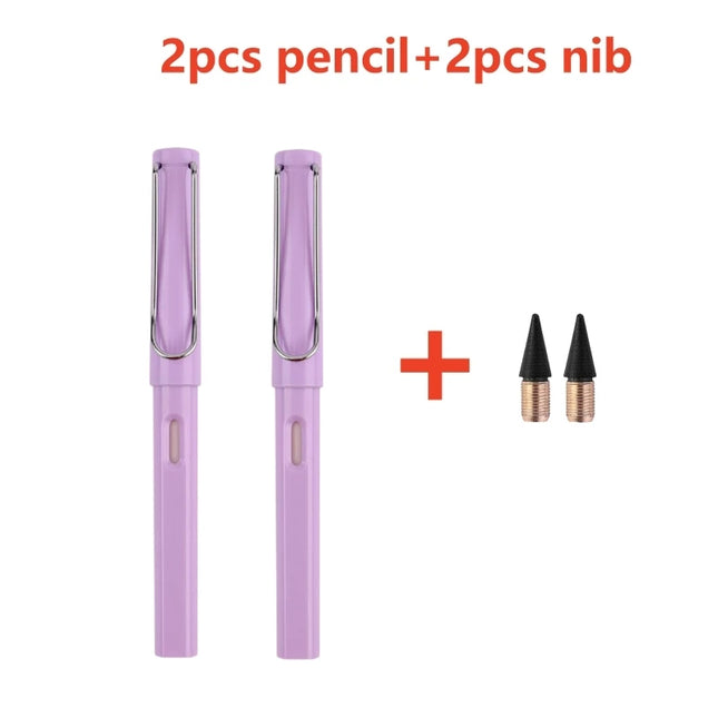 Unlimited Writing Pencil Infinity Pencils Eternity No Sharpening without Ink Kawaii Unlimited Pen Art Supplies School Stationery by zapcart