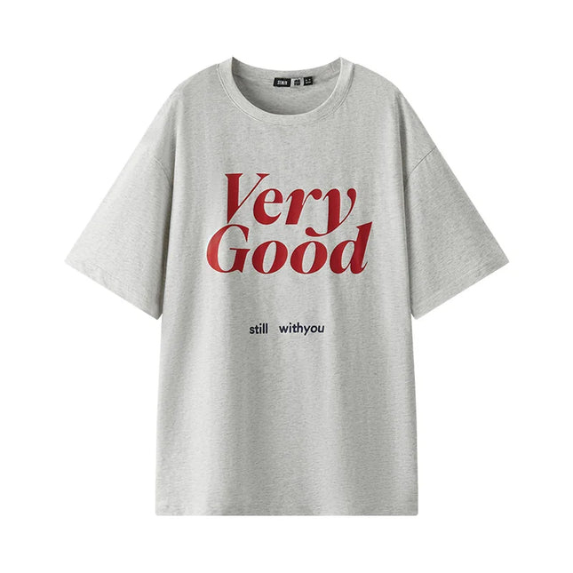 Semir Women Mid Length Letter Print Moisture Wicking Tee by zapcart