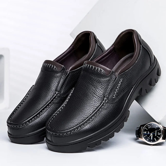 Waerta Mens Leather Loafers Slip On Casual Breathable 44 50 by zapcart