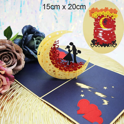 Parehope 3D Pop Up Valentine Card For Wife And Friends by zapcart