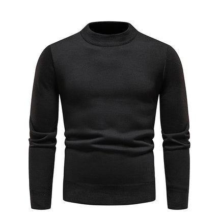 Men's Cozy Warm Velvet Pullover Sweater ENWEIGECN Slim Fit by zapcart