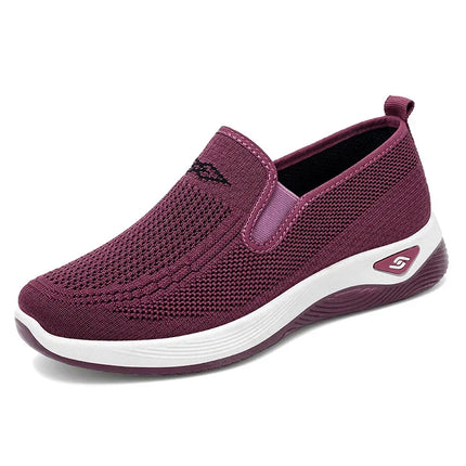 Women’s Cloth Flats Plus Size Walking Shoes Comfort by zapcart