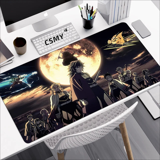 Demon Slayer Gaming Mouse Pad CSMY Non Slip Desk Mat by zapcart