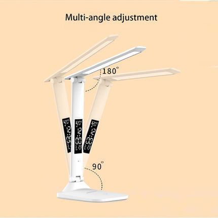 Zapcart Folding Desk Lamp USB Reading Touch Dimmable Alarm