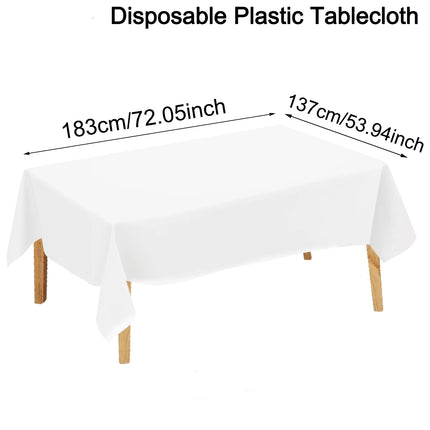Choice Disposable Tablecloth Solid Color For Home Parties by zapcart